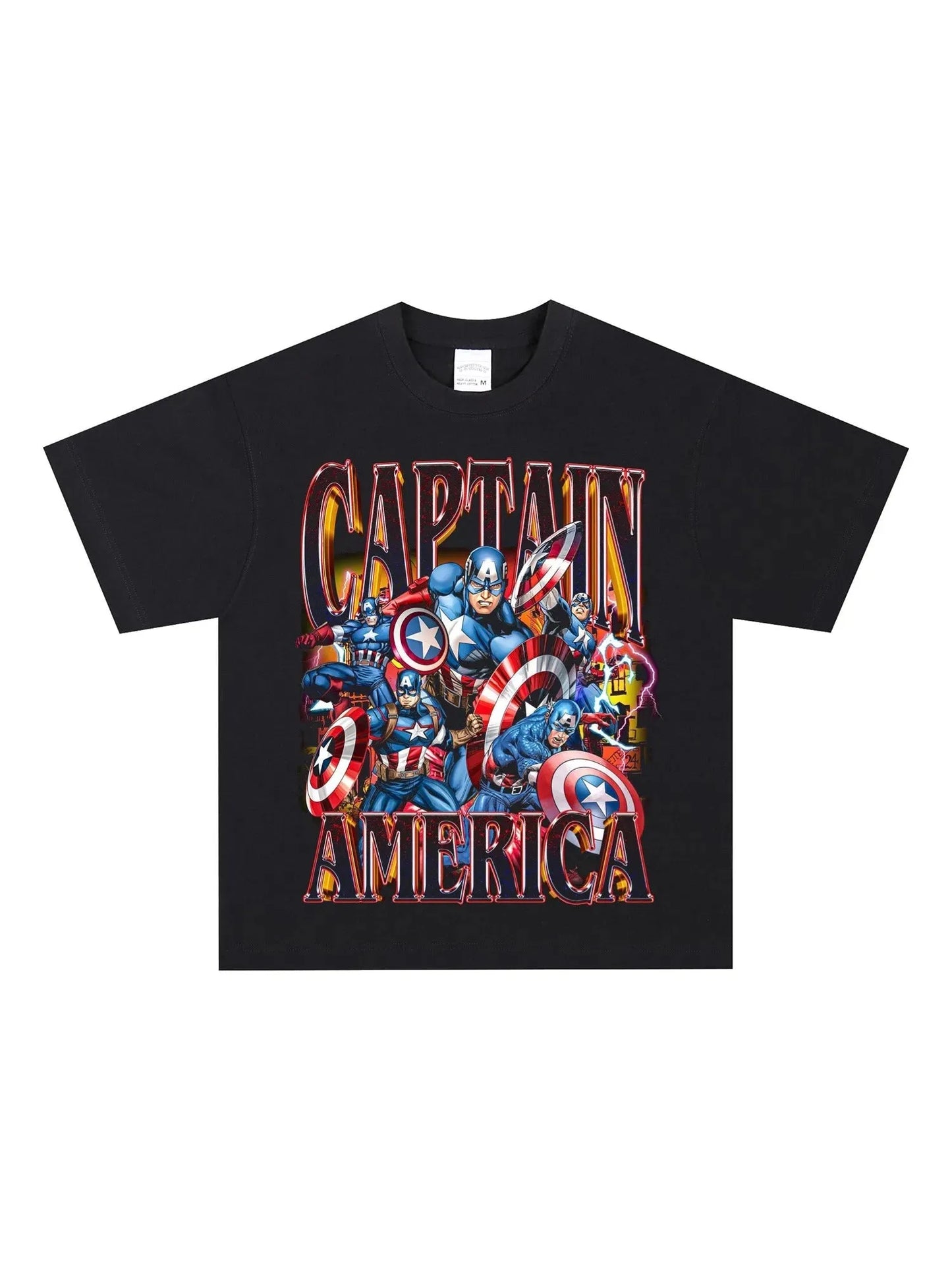 Marvel Captain America Star T-Shirt - GraphThread