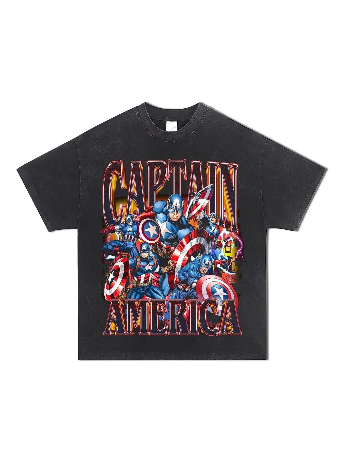 Marvel Captain America Star T-Shirt - GraphThread