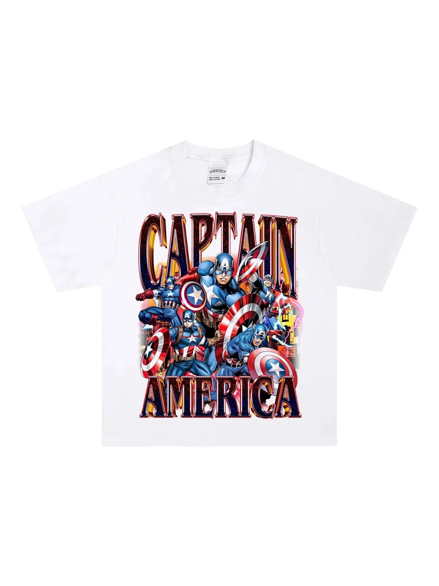 Marvel Captain America Star T-Shirt - GraphThread