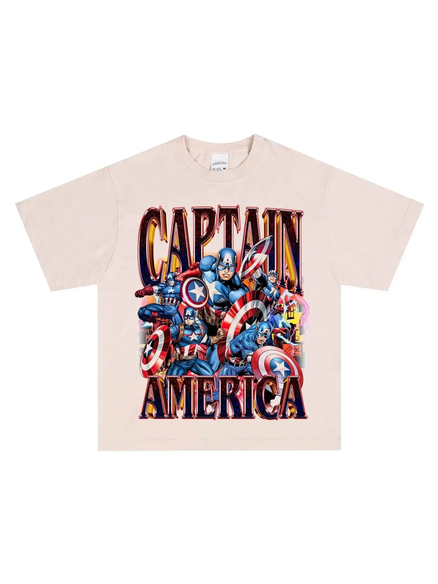 Marvel Captain America Star T-Shirt - GraphThread