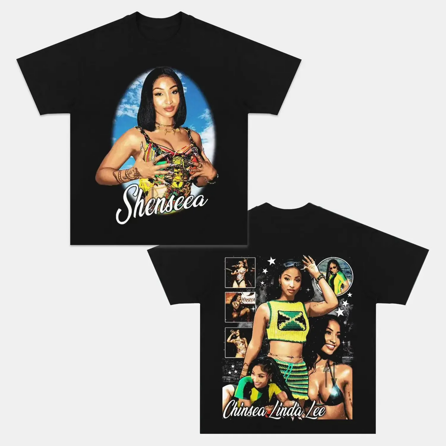 Unisex-Adult Ultra Cotton Washed T-Shirt Graphic  SHENSEEA TEE