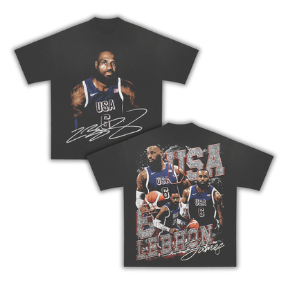 "King James" Team USA T-Shirt (DS)