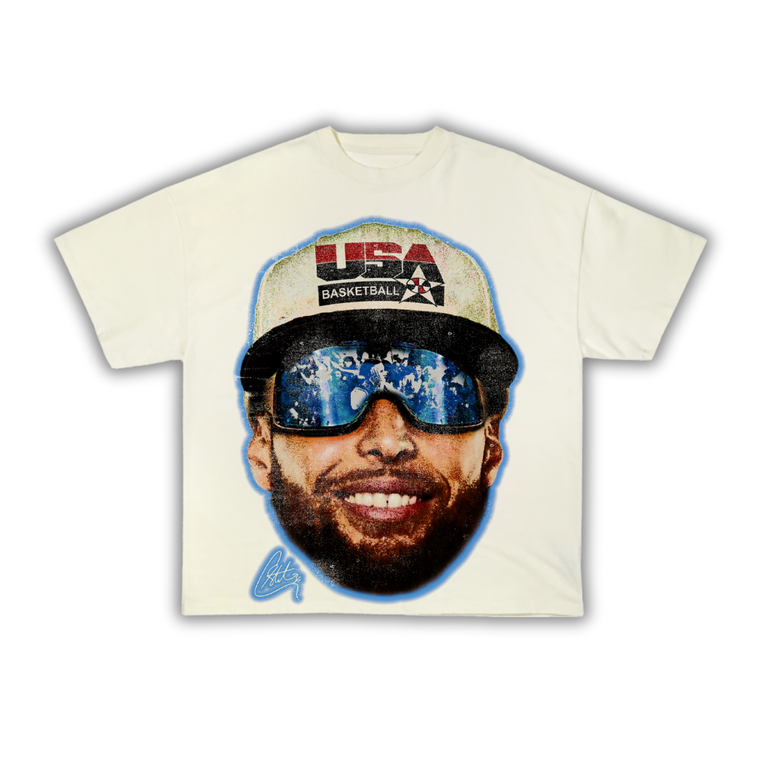 "Chef Curry" Team USA Big Face T-Shirt