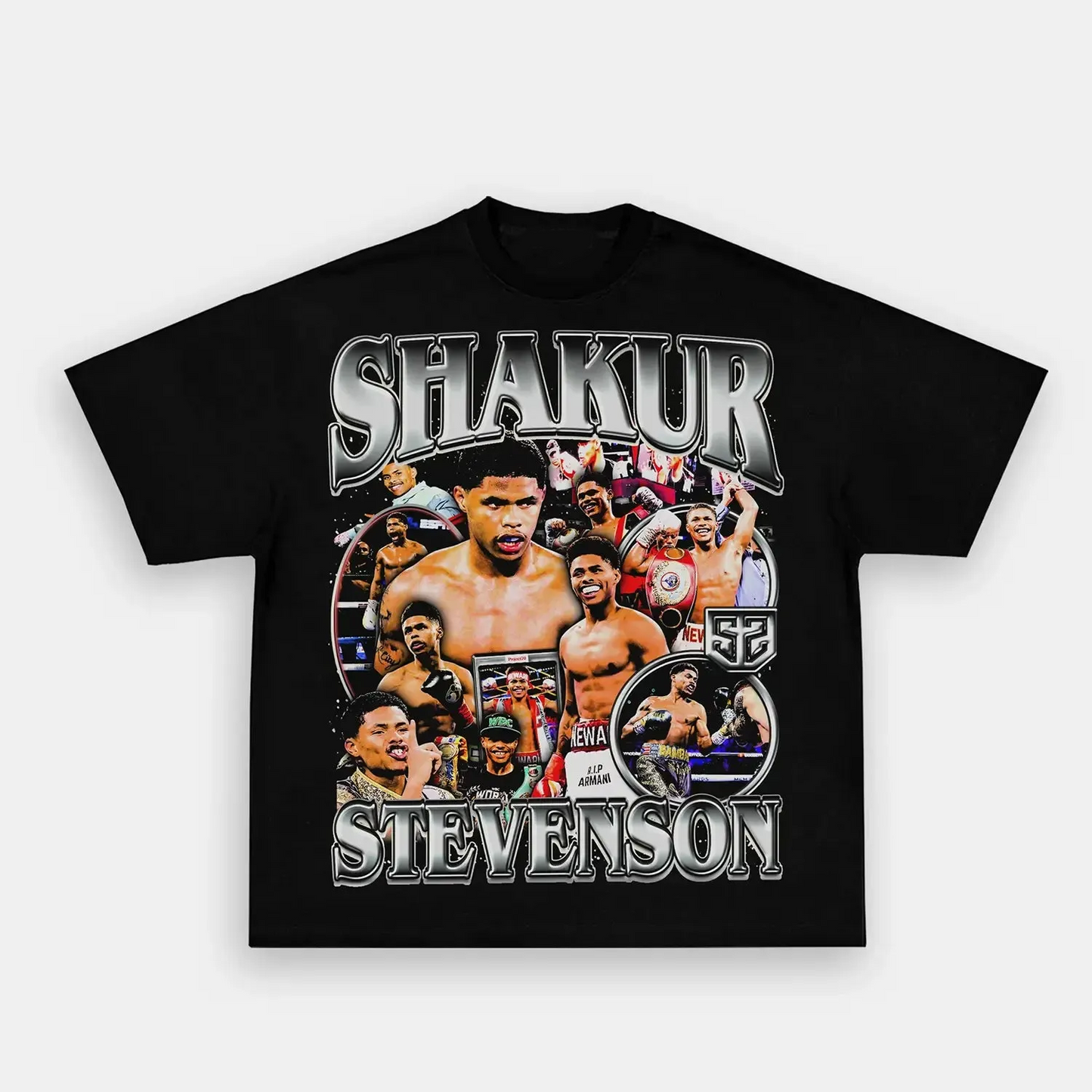 Unisex-Adult Ultra Cotton Washed T-Shirt Graphic  SHAKUR STEVENSON TEE