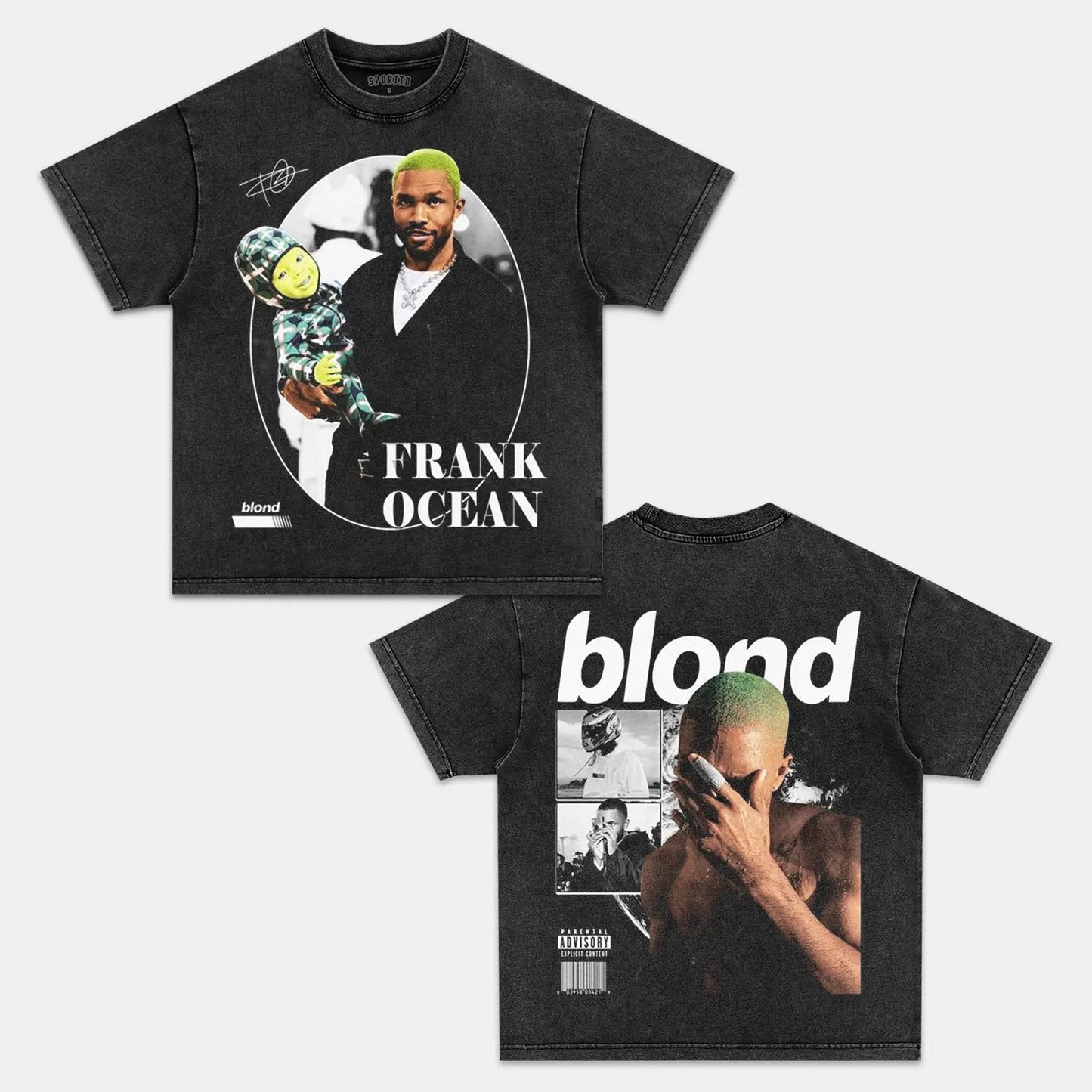 Unisex-Adult Ultra Cotton Washed T-Shirt Graphic  FRANK OCEAN TEE