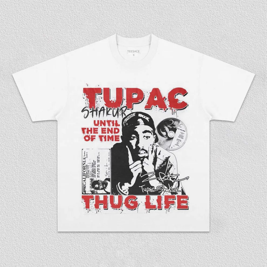 Unisex-Adult Ultra Cotton Washed T-Shirt Graphic 2 PAC TEE