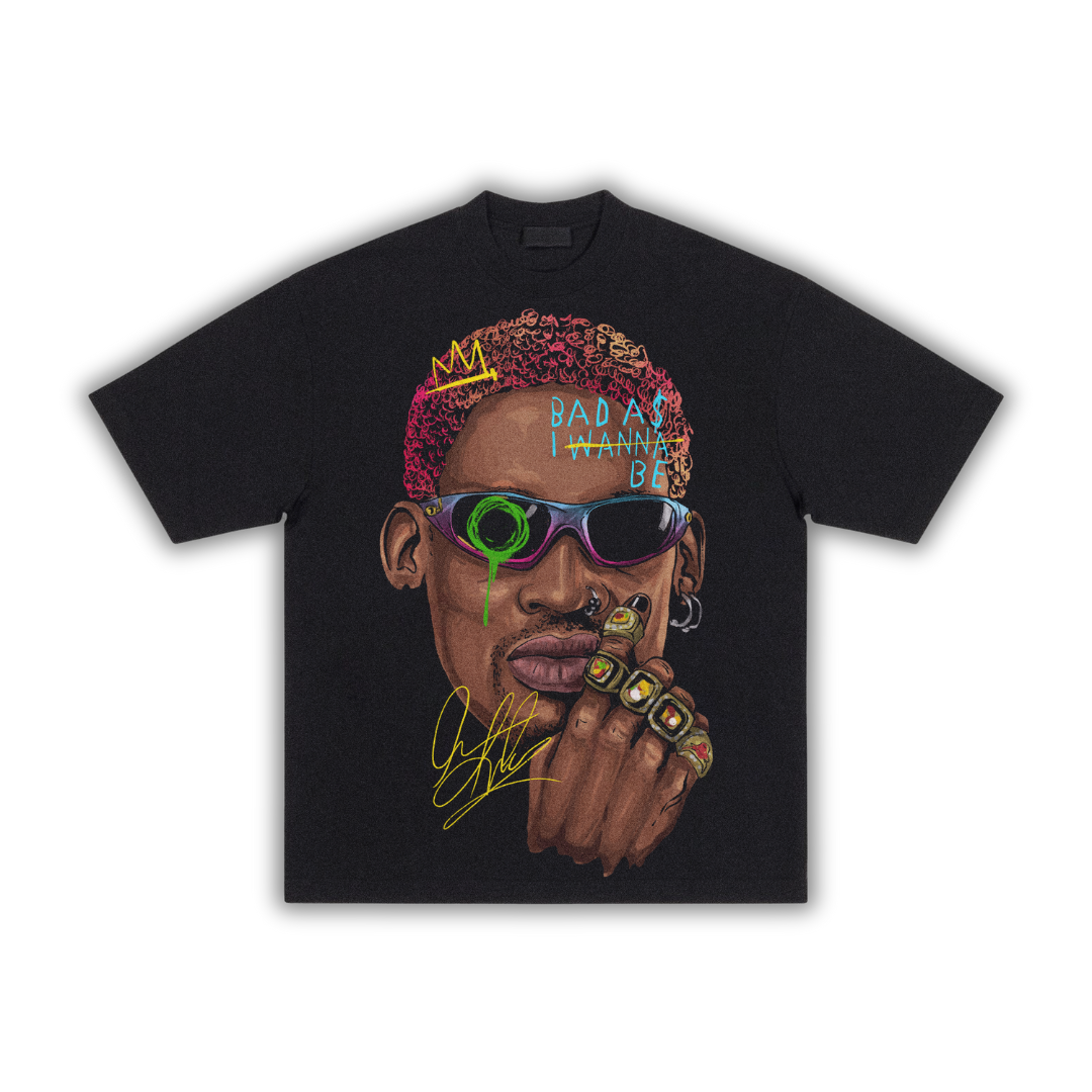 "Rodman" Big Face Art T-Shirt