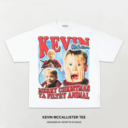 Unisex-Adult Ultra Cotton Washed T-Shirt Graphic KEVIN MCCALLISTER TEE