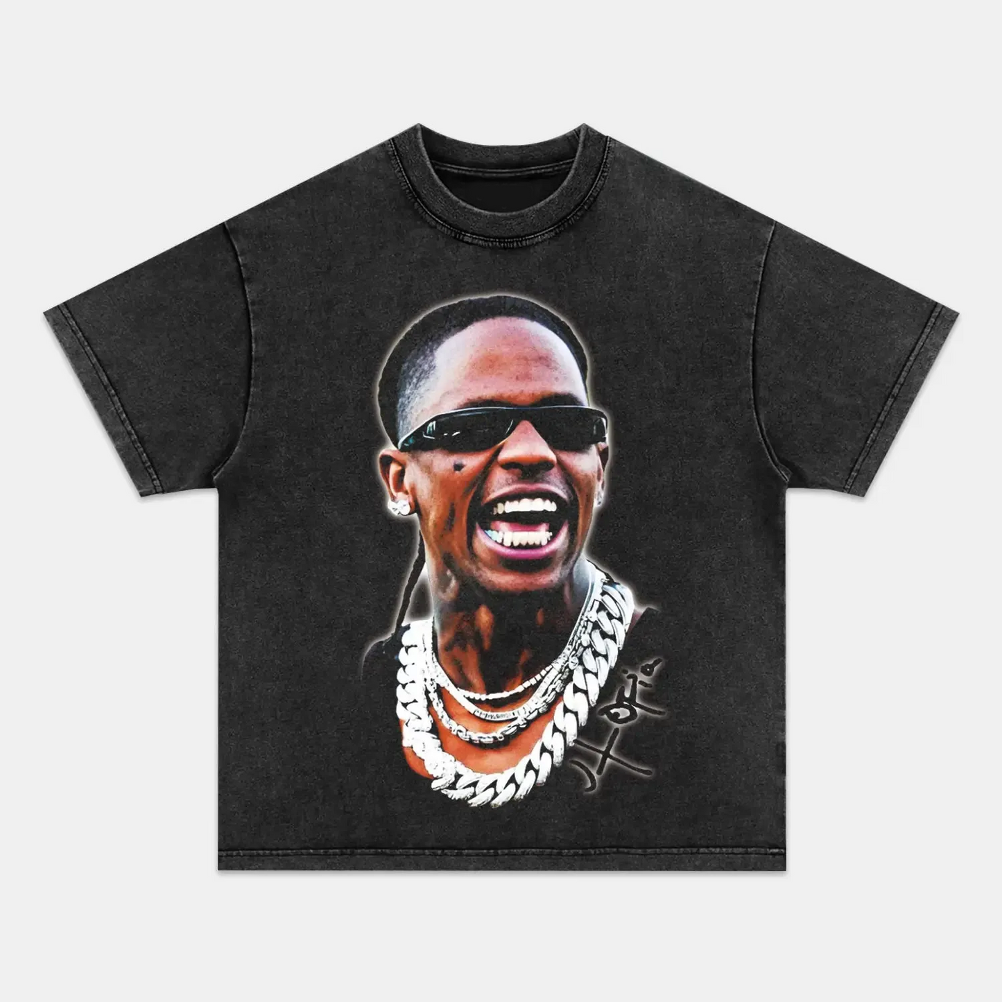 Unisex-Adult Ultra Cotton Washed T-Shirt Graphic  TRAVIS SCOTT V2 TEE