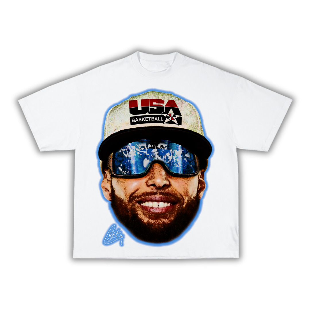 "Chef Curry" Team USA Big Face T-Shirt