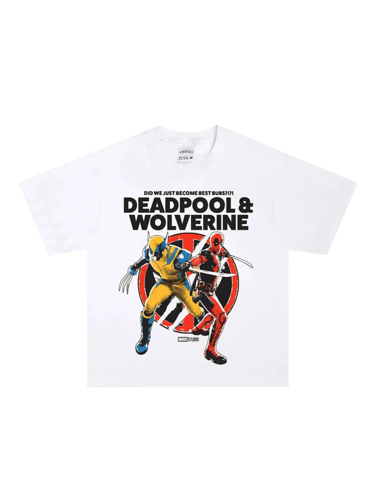 Marvel Deadpool Wolverine Graphic Tee - GraphThread