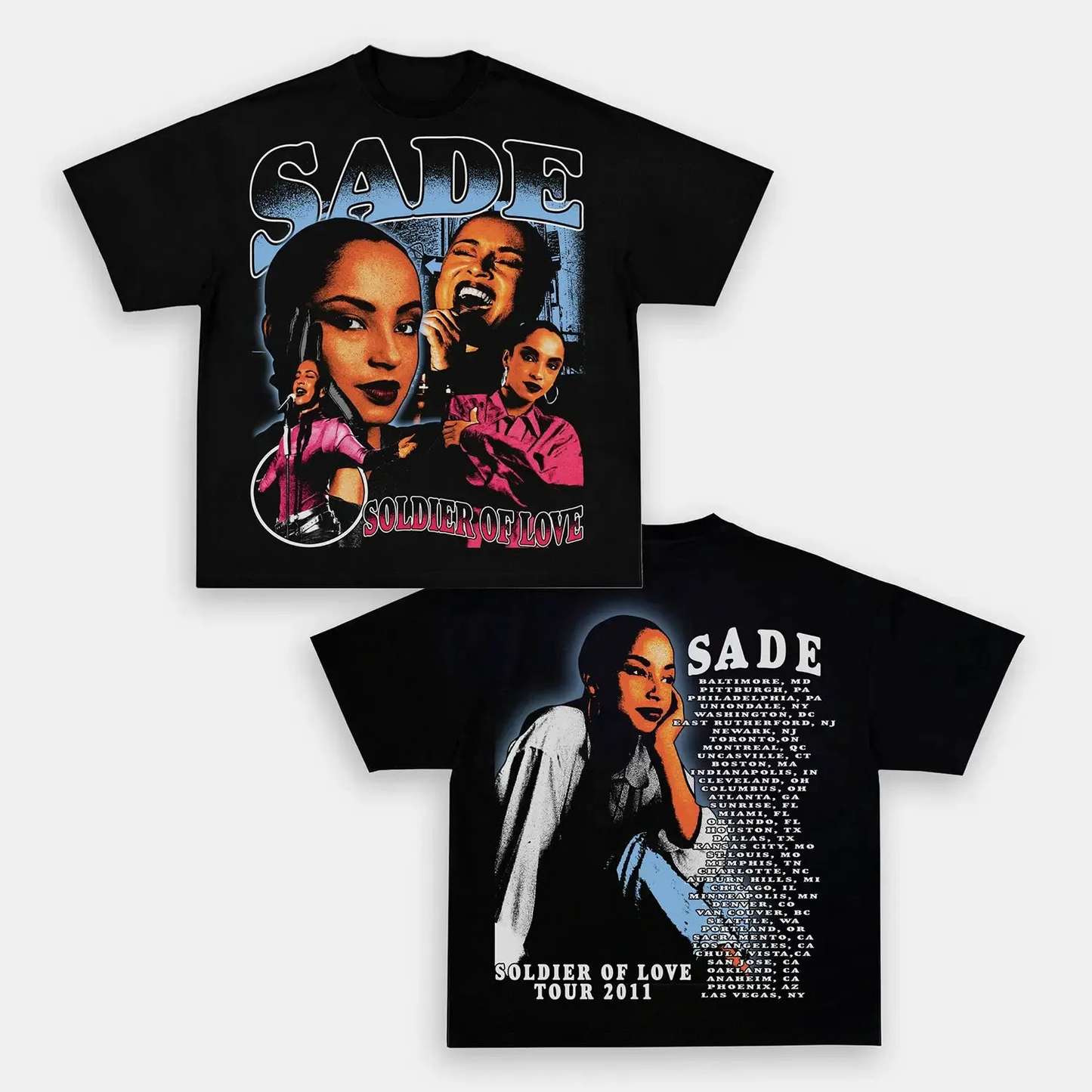 Unisex-Adult Ultra Cotton Washed T-Shirt Graphic  SADE TEE