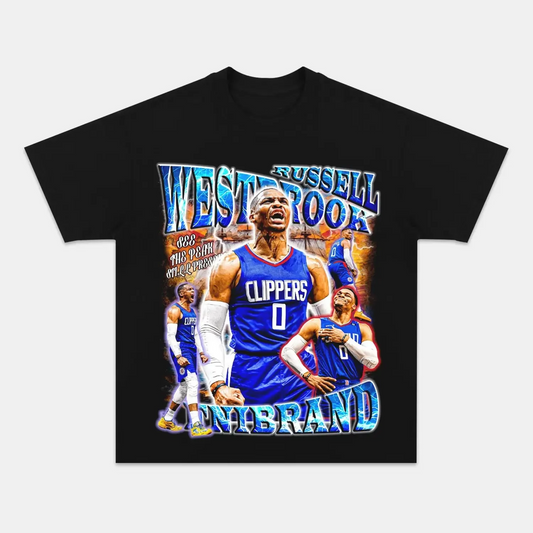 Unisex-Adult Ultra Cotton Washed T-Shirt Graphic  RUSSELL WESTBROOK VINTAGE TEE