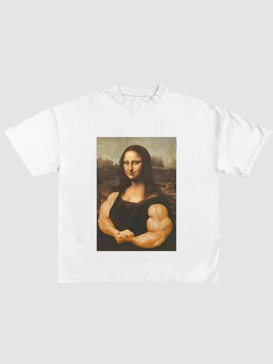 Mona LisaBodybuilding Graphic T shirt