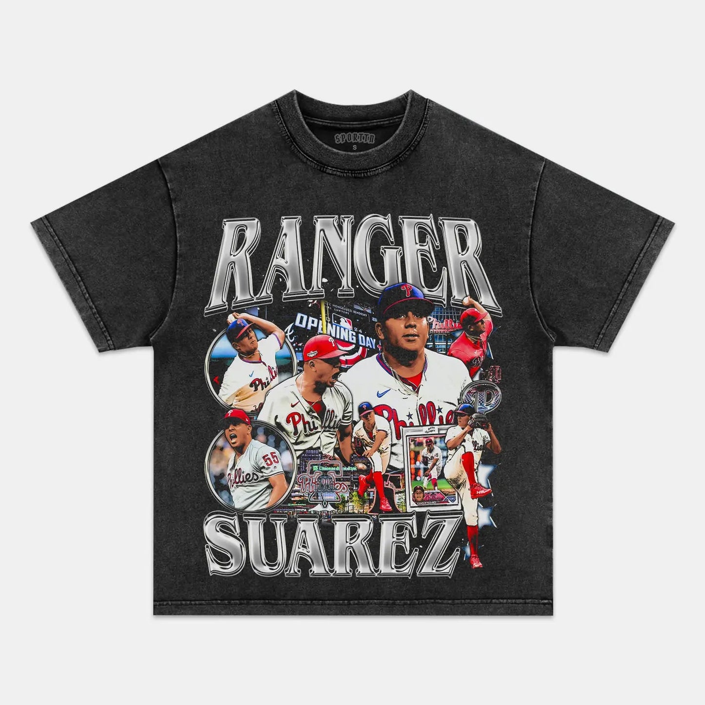 Unisex-Adult Ultra Cotton Washed T-Shirt Graphic  RANGER SUAREZ TEE