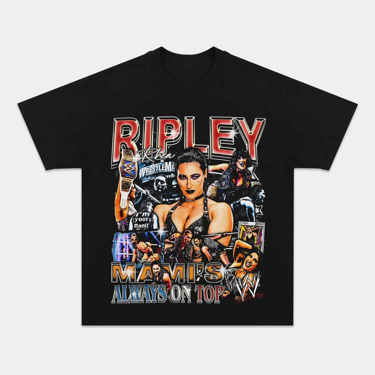 Unisex-Adult Ultra Cotton Washed T-Shirt Graphic  RHEA RIPLEY TEE