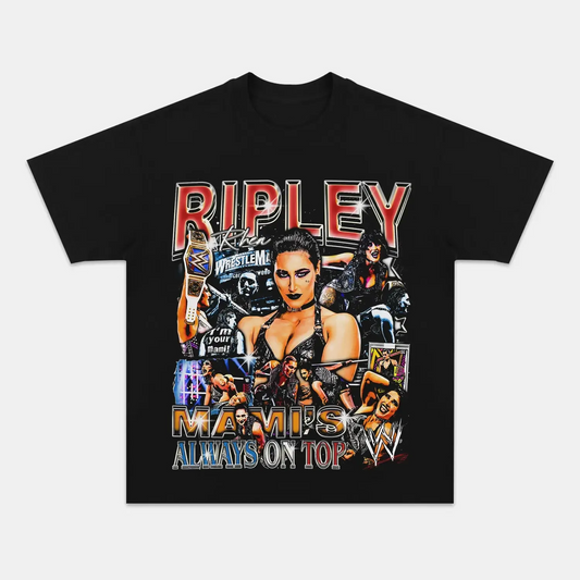 Unisex-Adult Ultra Cotton Washed T-Shirt Graphic  RHEA RIPLEY TEE