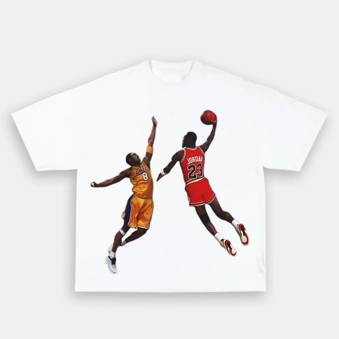 Unisex-Adult Ultra Cotton Washed T-Shirt Graphic KOBE & JORDAN 2024 TEE