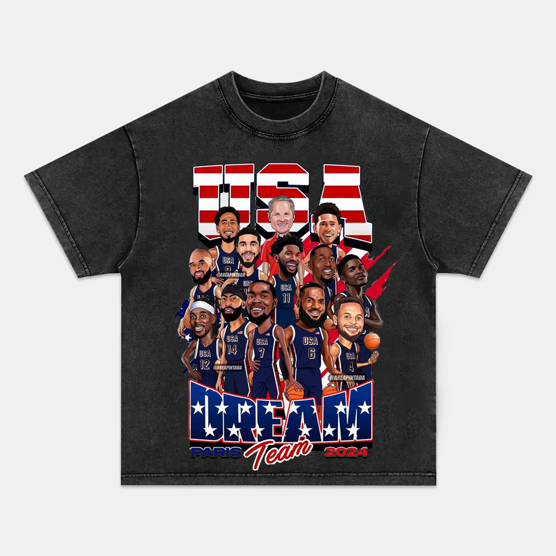 Unisex- USA BASKETBALL 2024 USA TEE