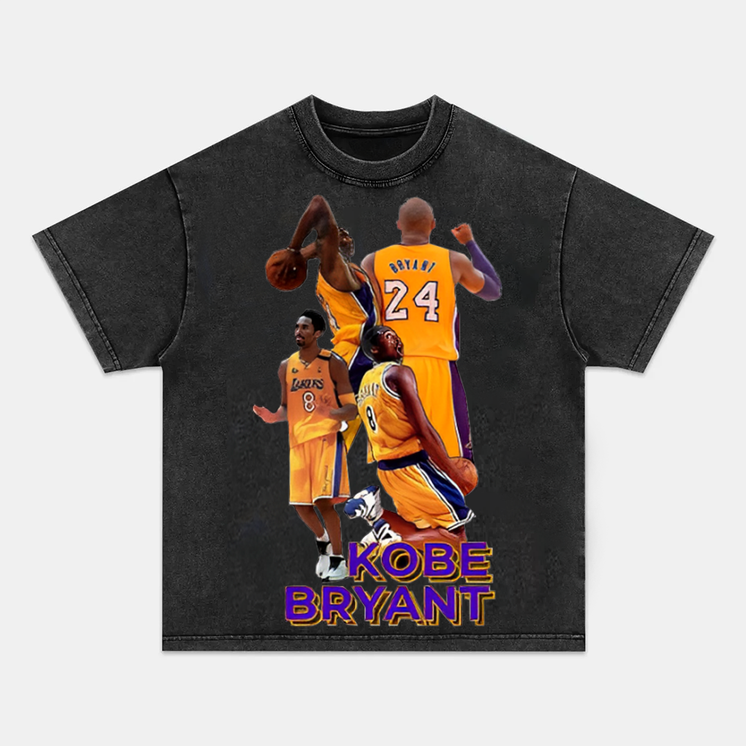 Unisex-Adult Ultra Cotton Washed T-Shirt Graphic KOBE  2024 TEE