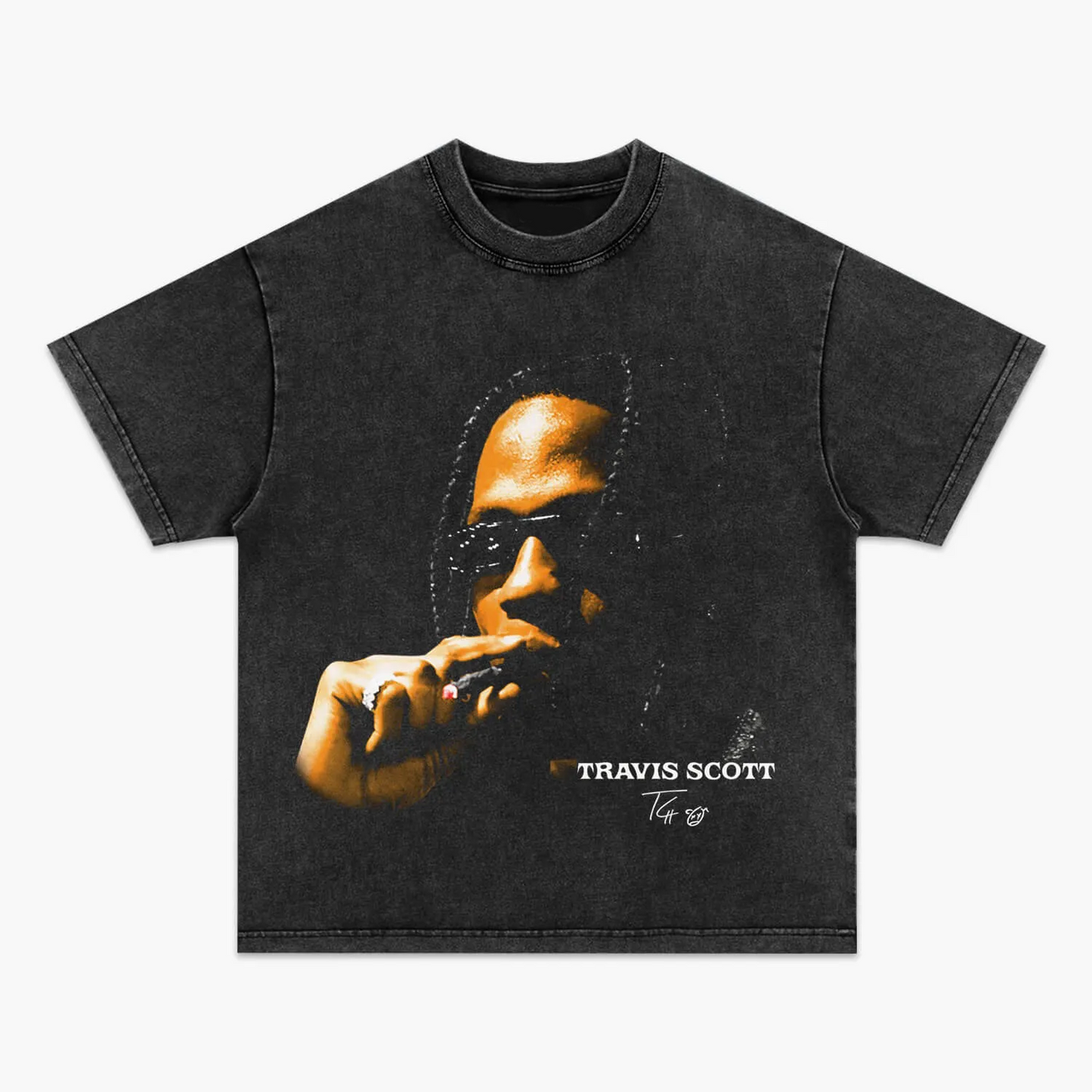 Unisex-Adult Ultra Cotton Washed T-Shirt Graphic  TRAVIS SCOTT TEE 4