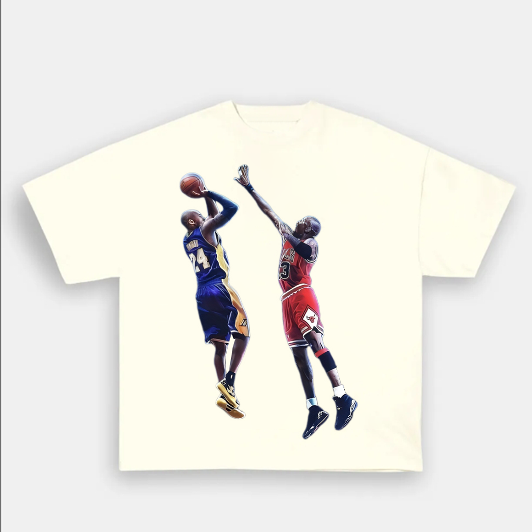 Unisex-Adult Ultra Cotton Washed T-Shirt Graphic KOBE & JORDAN 2024 TEE