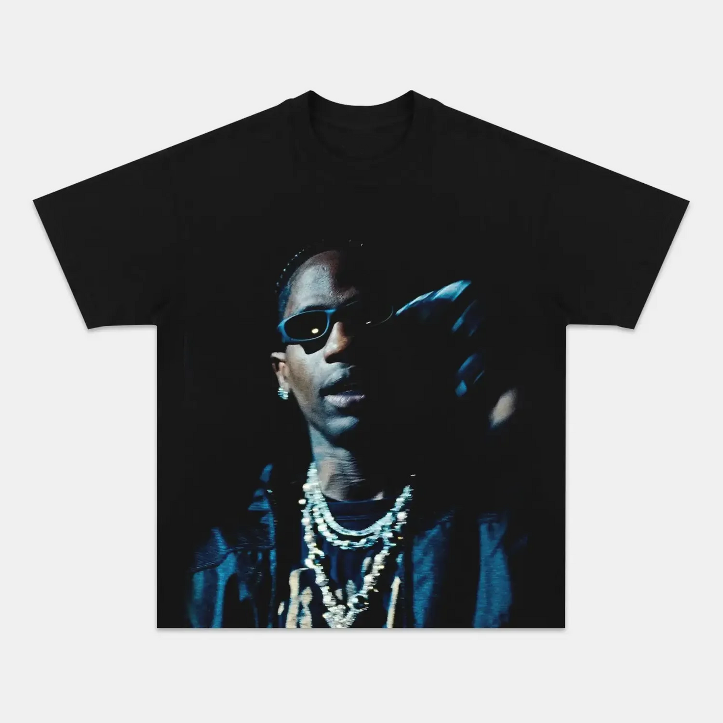 Unisex-Adult Ultra Cotton Washed T-Shirt Graphic  TRAVIS SCOTT TEE