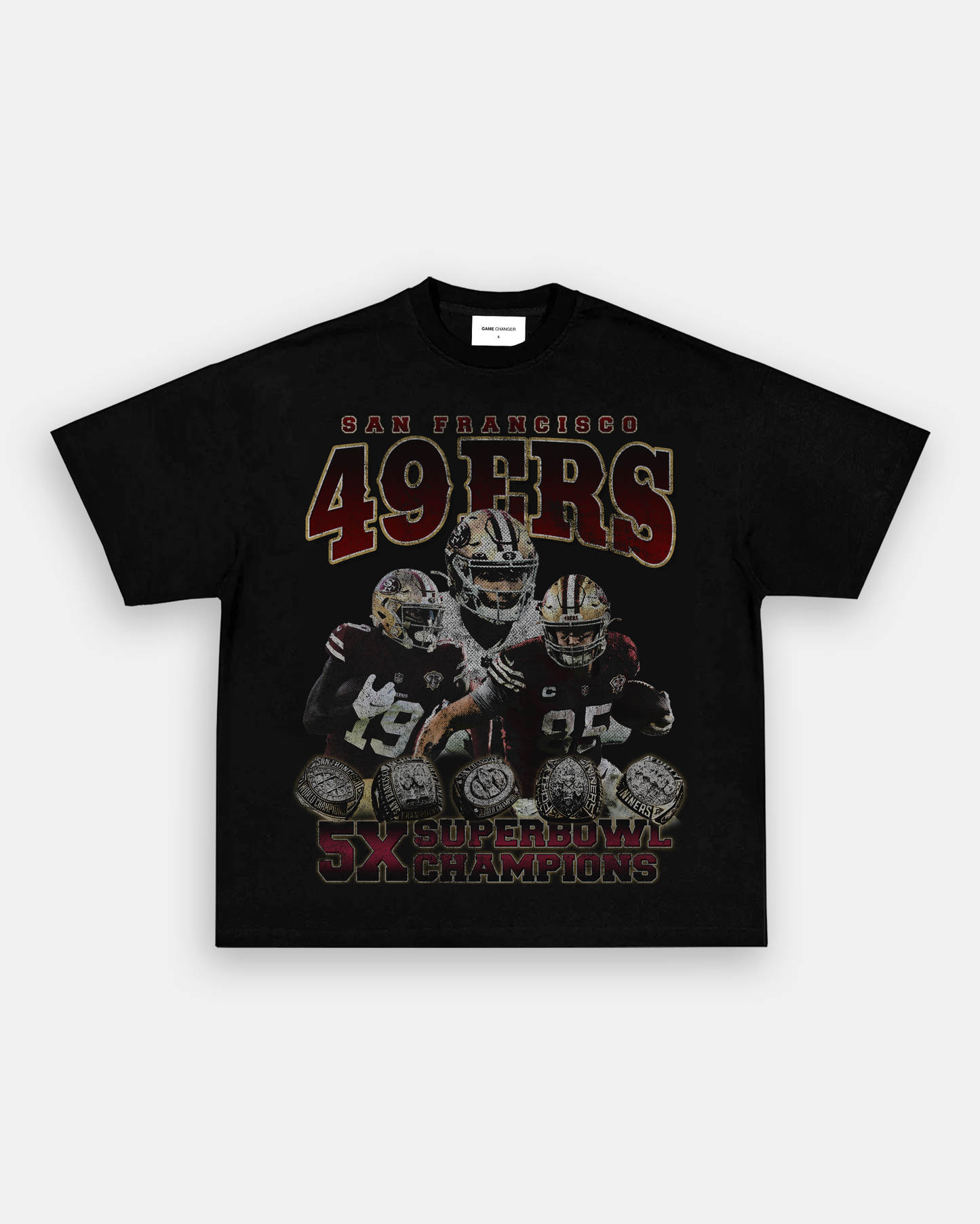 Unisex-Adult Ultra Cotton Washed T-Shirt Graphic 49ERS TEE