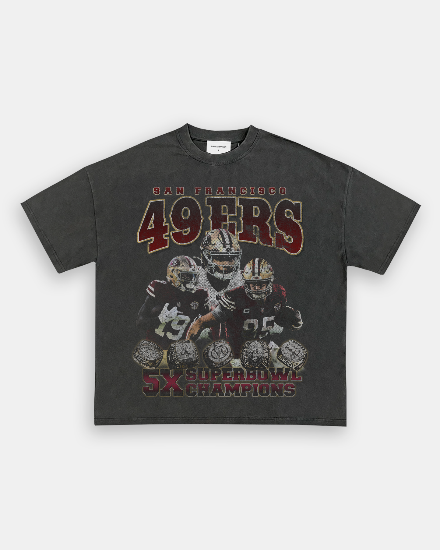 Unisex-Adult Ultra Cotton Washed T-Shirt Graphic 49ERS TEE