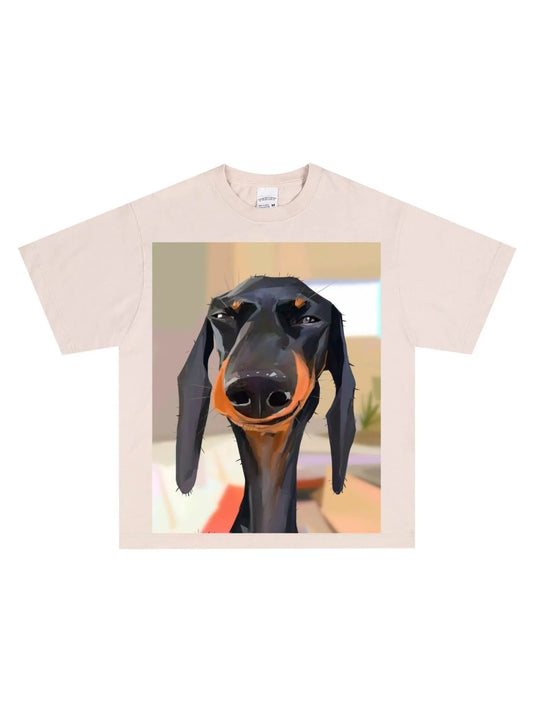 Black And Tan Dog T-Shirt - GraphThread