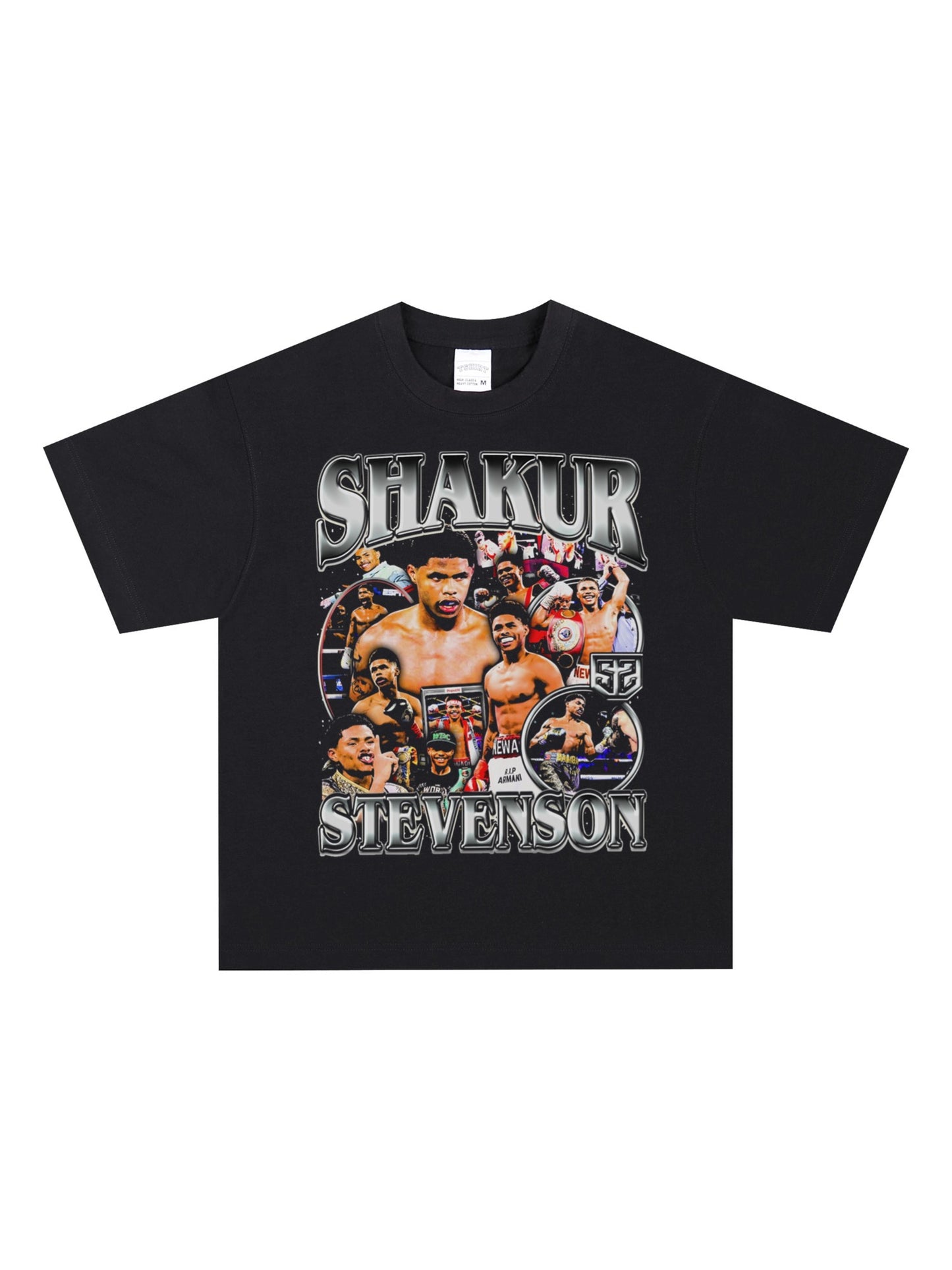 Boxer Shakur Stevenson Collage Vintage 90s Shirt - GraphThread