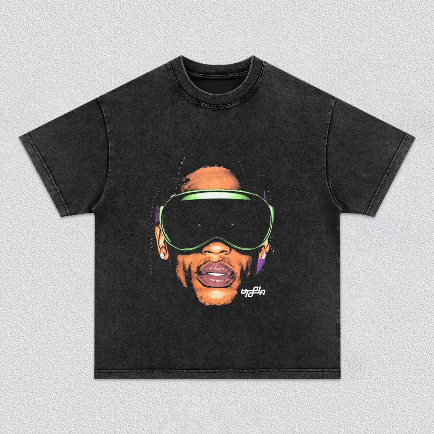 Unisex-Adult Ultra Cotton Washed T-Shirt Graphic  TRAVIS SCOTT TEE