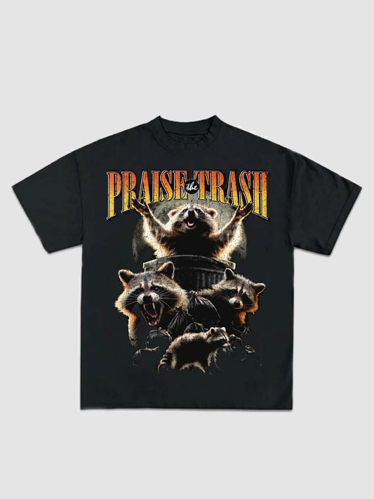 Praise the Trash Graphic T Shirt