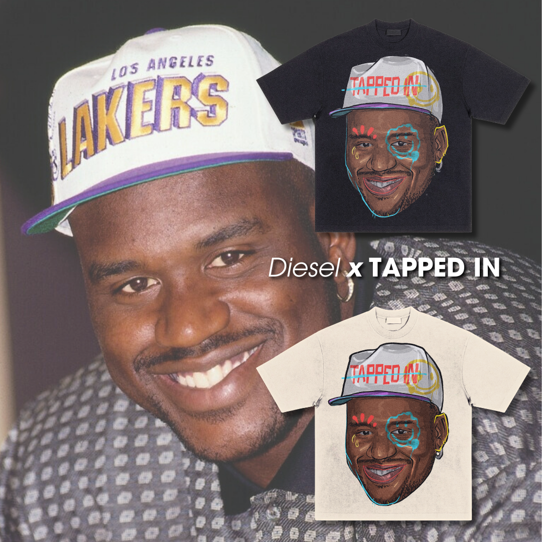 "Shaq Diesel" Big Face Art T-Shirt