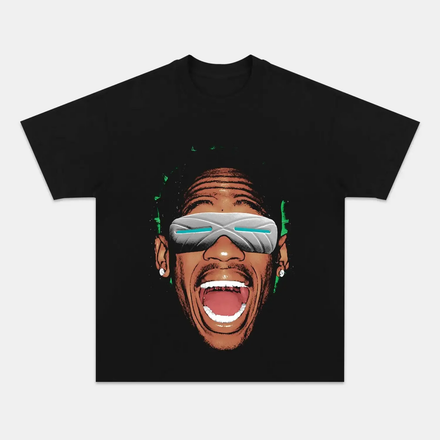 Unisex-Adult Ultra Cotton Washed T-Shirt Graphic  TRAVIS SCOTT