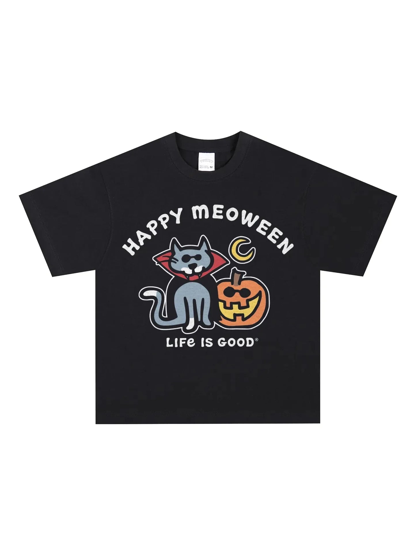 Happy Meoween Cat Shirt - GraphThread