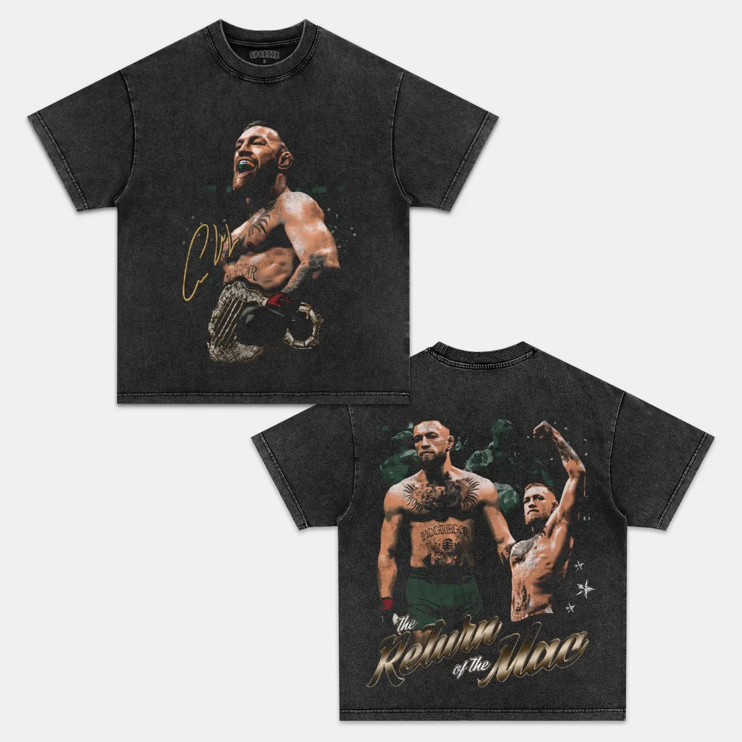 Unisex-Adult Ultra Cotton Washed T-Shirt Graphic  Return of the Mac Conor McGregor TEE