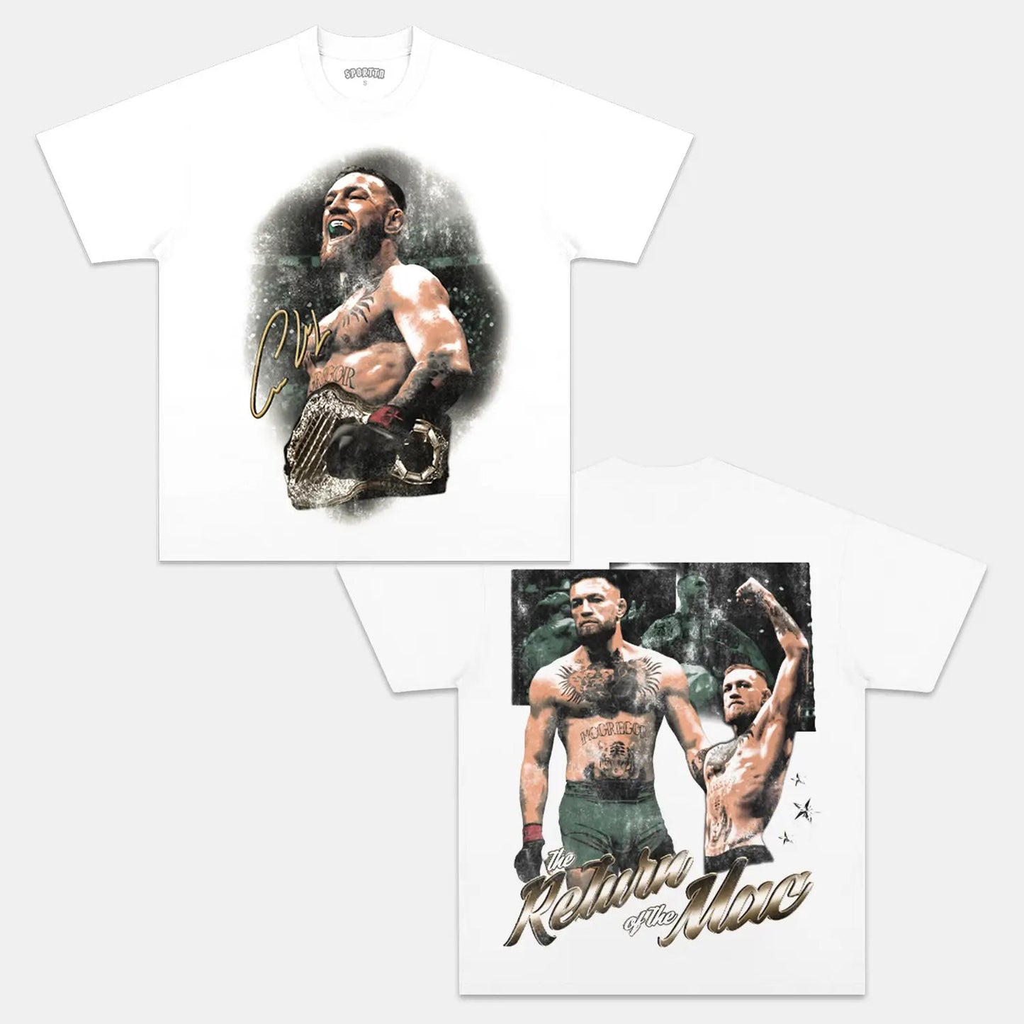 Unisex-Adult Ultra Cotton Washed T-Shirt Graphic  Return of the Mac Conor McGregor TEE