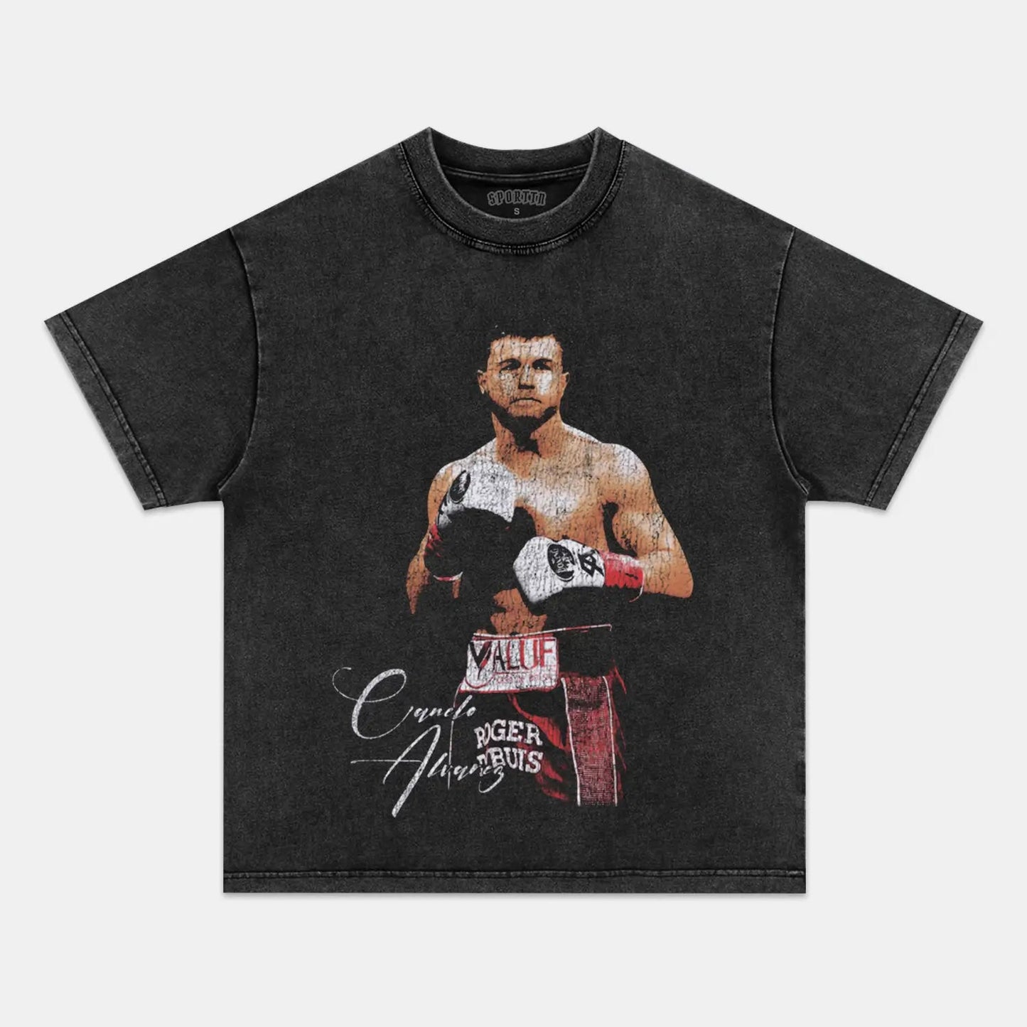 Unisex-Adult Ultra Cotton Washed T-Shirt Graphic  Canelo TEE