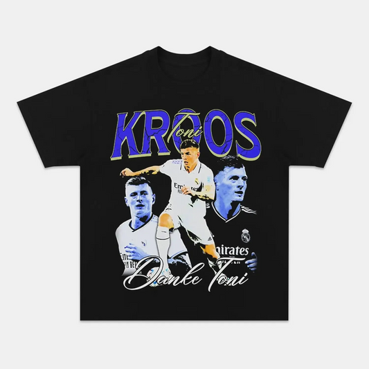 Unisex-Adult Ultra Cotton Washed T-Shirt Graphic  TONI KROOS V2 TEE