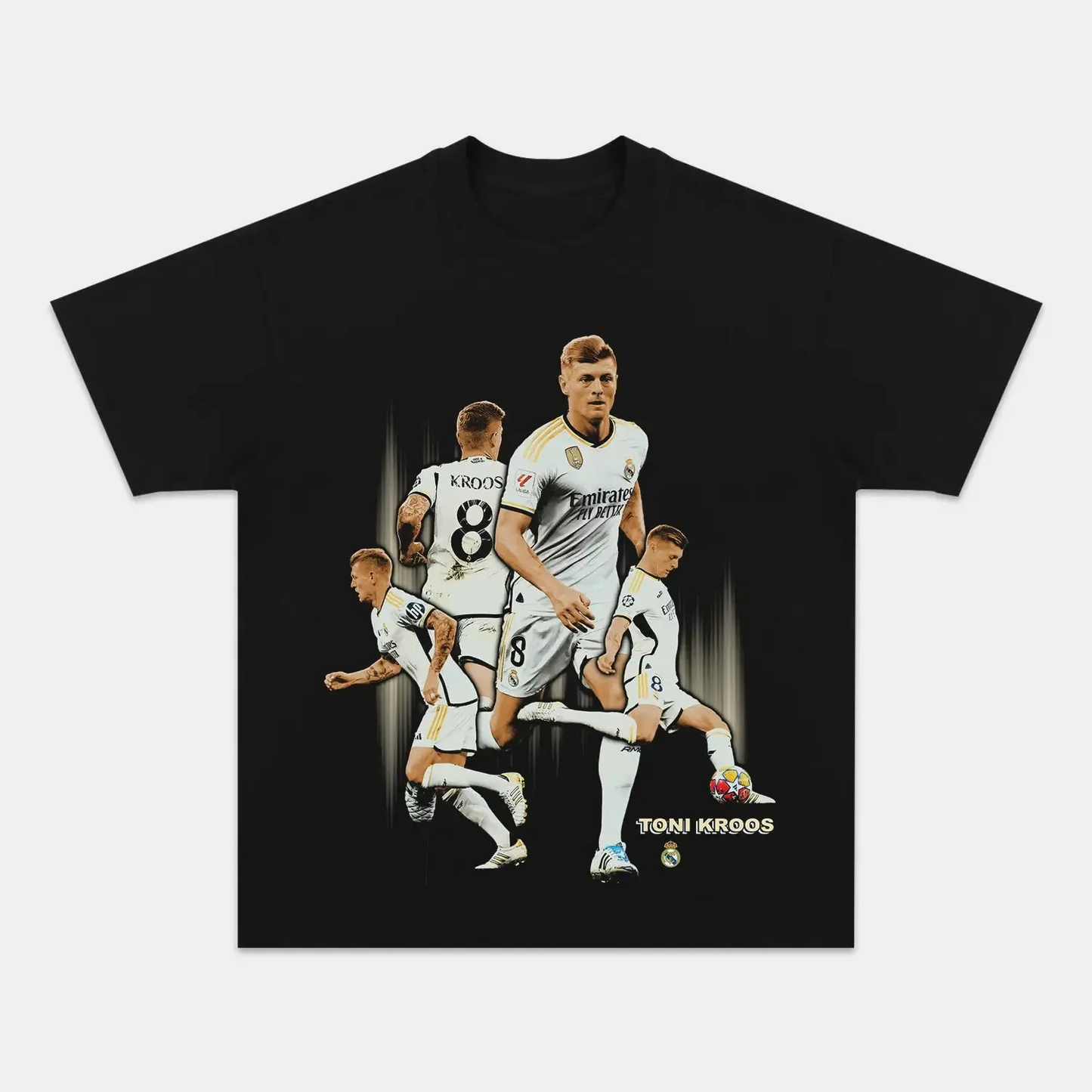 Unisex-Adult Ultra Cotton Washed T-Shirt Graphic  TONI KROOS V2 TEE