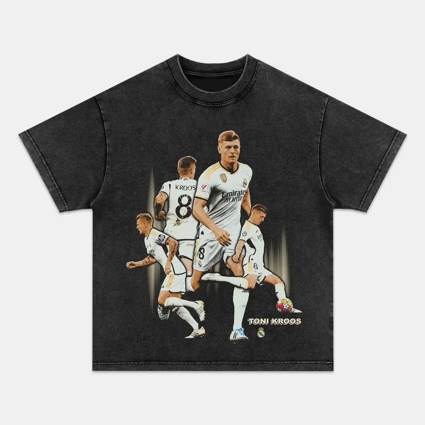 Unisex-Adult Ultra Cotton Washed T-Shirt Graphic  TONI KROOS V2 TEE