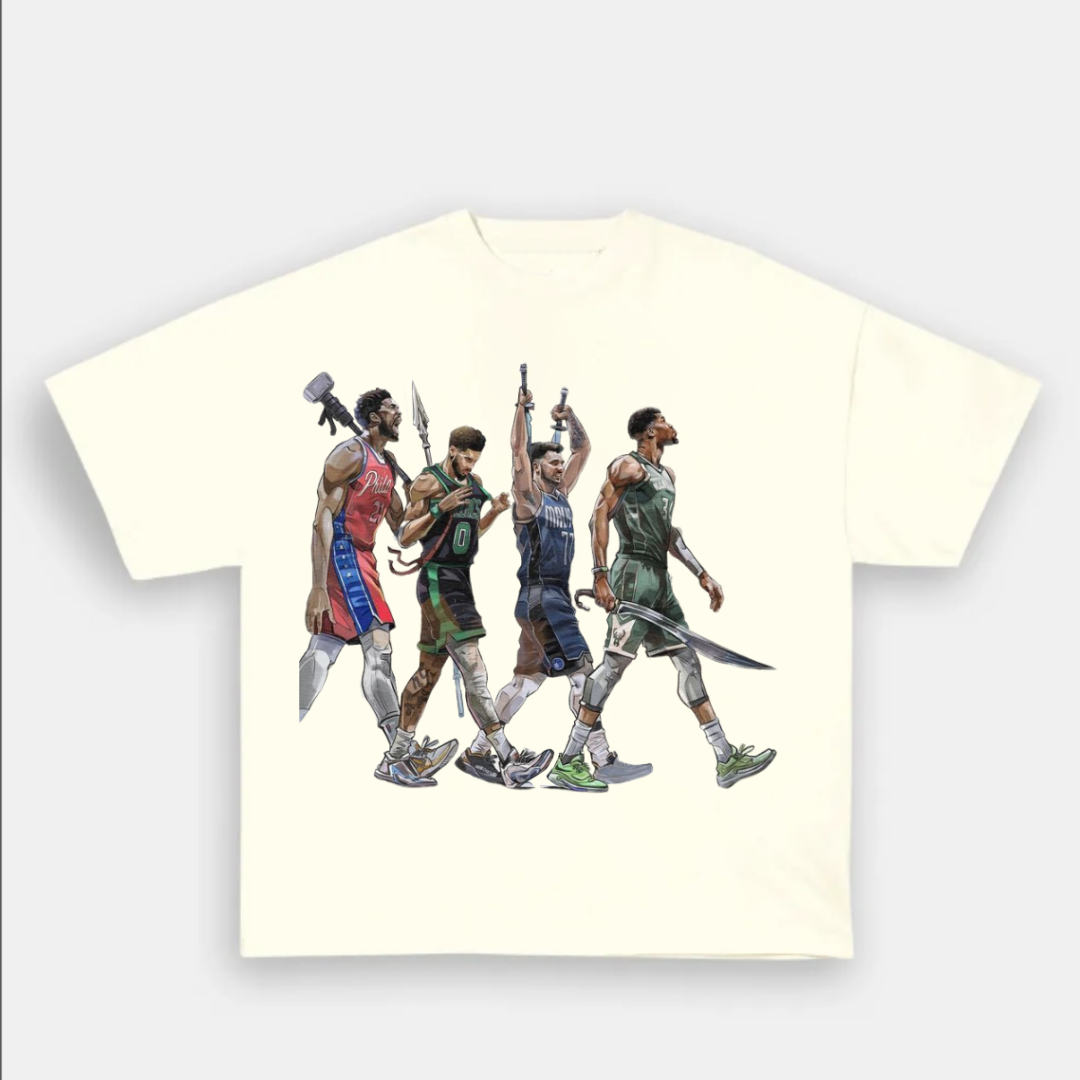 Unisex-Adult Ultra Cotton Washed T-Shirt Graphic NBA 2024 TEE