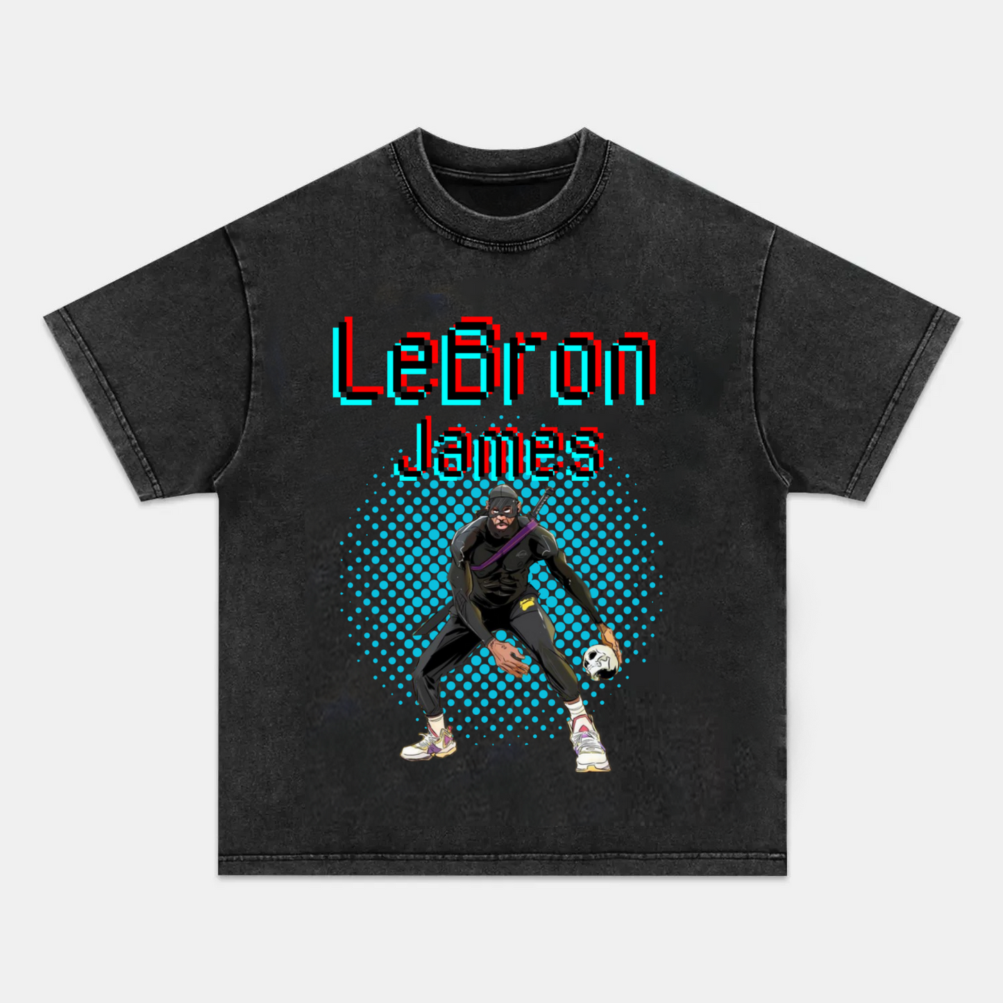 Unisex-Adult Ultra Cotton Washed T-Shirt Graphic ANITTA LeBron James 2024 TEE