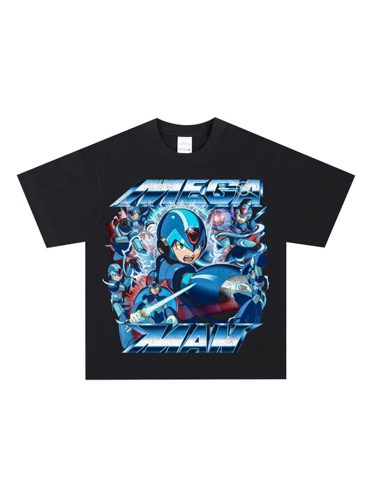 Blue Mega Man Shirt