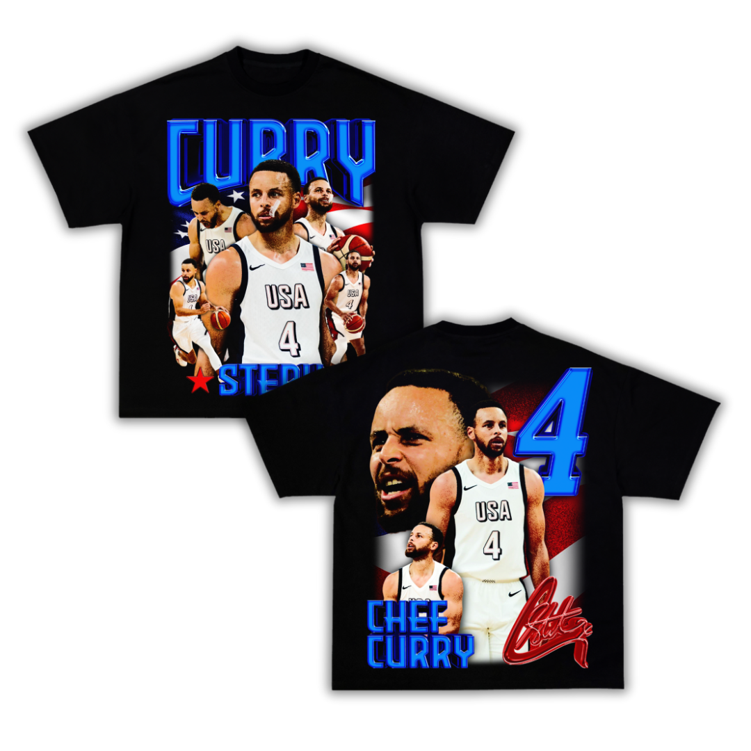 Chef Curry Team USA T-Shirt