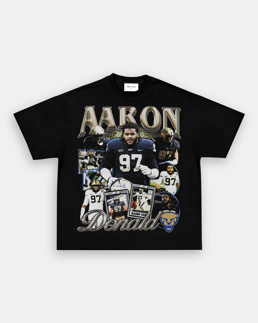 Unisex-Adult Ultra Cotton Washed T-Shirt Graphic AARON DONALD - PITT TEE