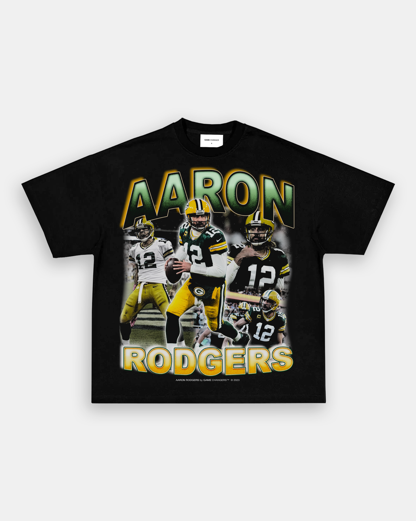 Unisex-Adult Ultra Cotton Washed T-Shirt Graphic AARON RODGERS TEE