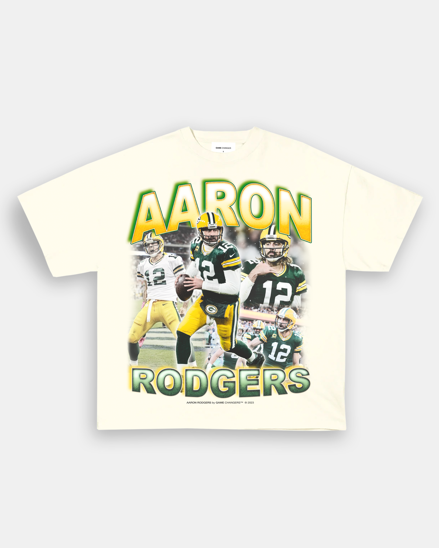 Unisex-Adult Ultra Cotton Washed T-Shirt Graphic AARON RODGERS TEE