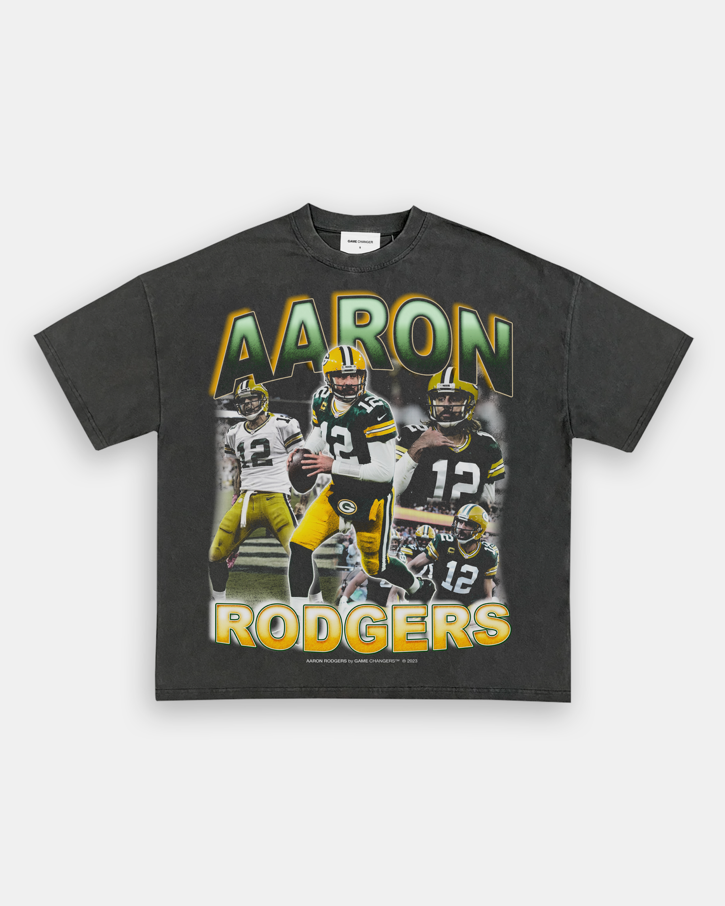 Unisex-Adult Ultra Cotton Washed T-Shirt Graphic AARON RODGERS TEE